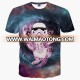 Mens fitness t shirt sublimation unisex t shirts