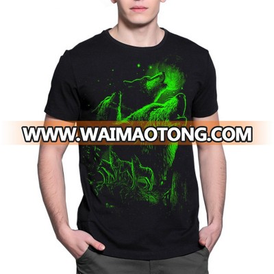 Glow in dark printed graphic t-shirt