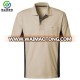 Wholesale OEM Golf Tennis Sportswear 100% Polyester Dry Fit Custom Two Color Combination Sport Mens Polo Shirt with pocket